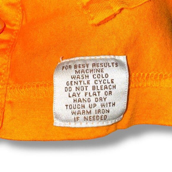 Peter Millar University Orange Mercerized Corton Golf Polo Shirt S - Picture 6 of 8